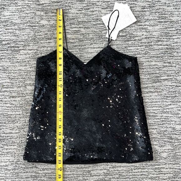 NWT IRO ERNA Black Sequins Top Small - Picture 8 of 15